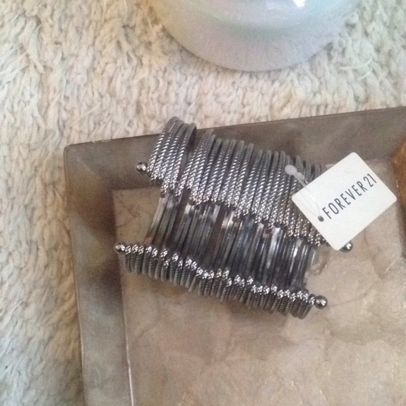 Forever 21 Silver Cuff Bracelet - Picture 2 of 2